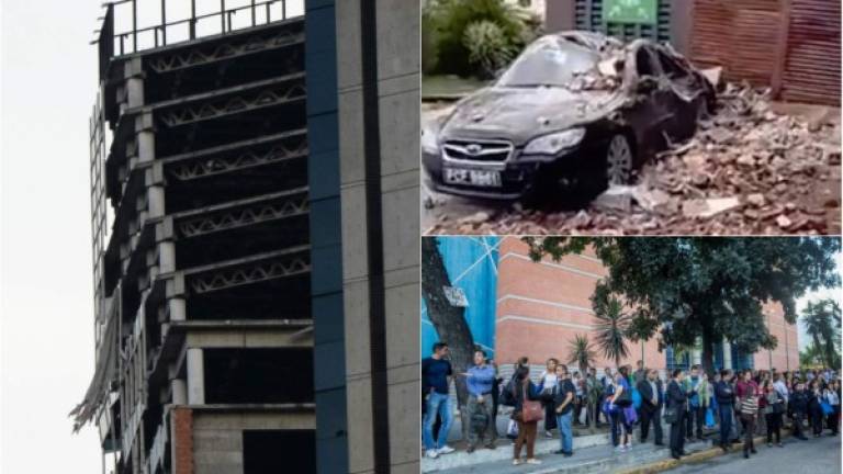 Un terremoto de magnitud 5,7 se registró hoy en la misma región del sismo de 7,3 ocurrido ayer en Venezuela, causando escenas de pánico en Caracas.