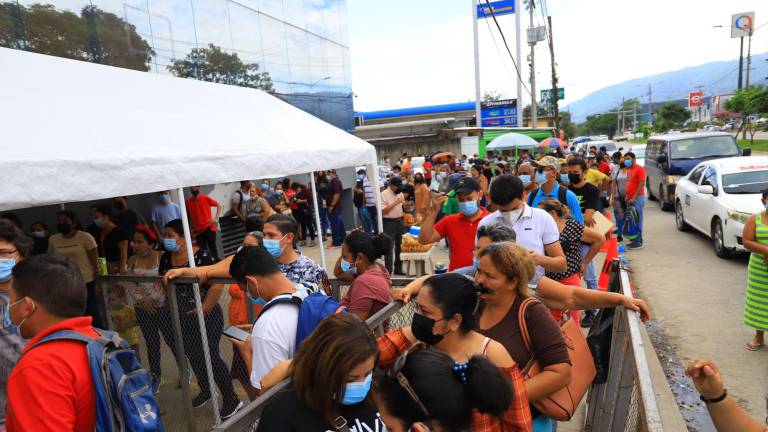 Cerca de mil personas al día están atendiendo en el Registro de SPS. Fotos: Melvin Cubas.