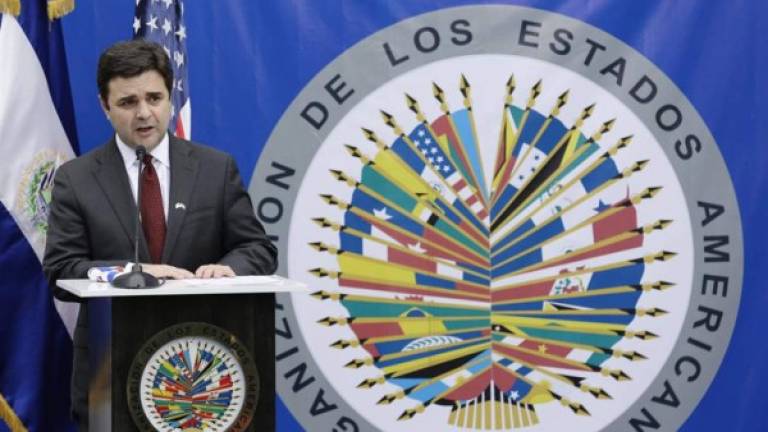 El enviado especial de Estados Unidos para el Triángulo Norte de Centroamérica, Ricardo Zúñiga, visitó Guatemala y El Salvador./EFE.