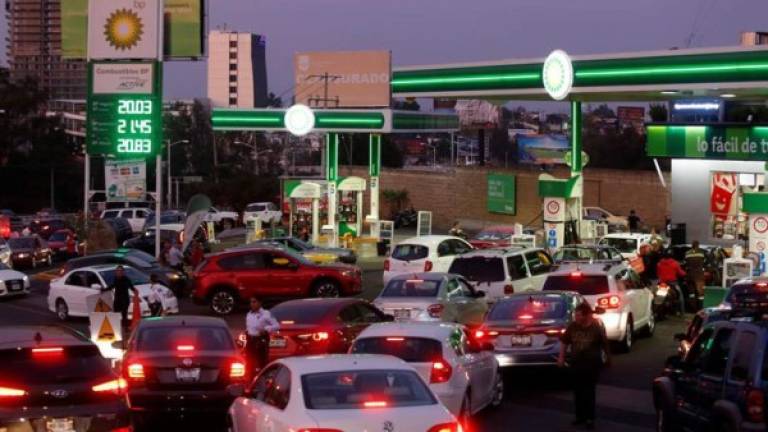 La escasez de gasolina ya afecta a la Ciudad de México./EFE.