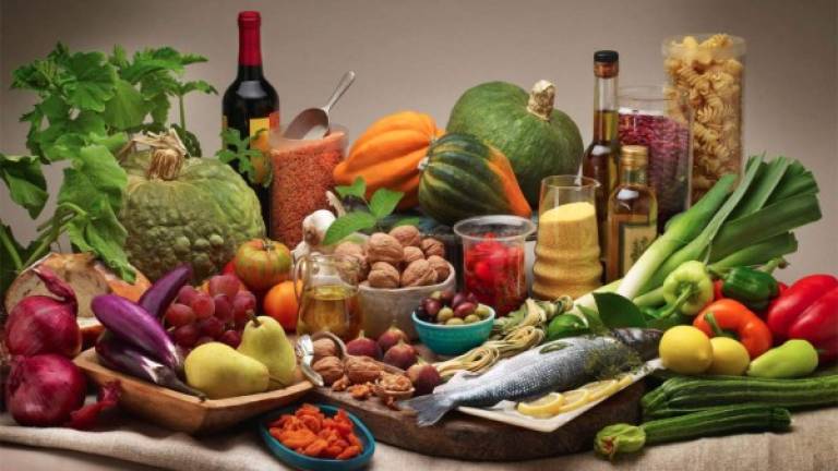 La dieta mediterránea es rica en antioxidantes.