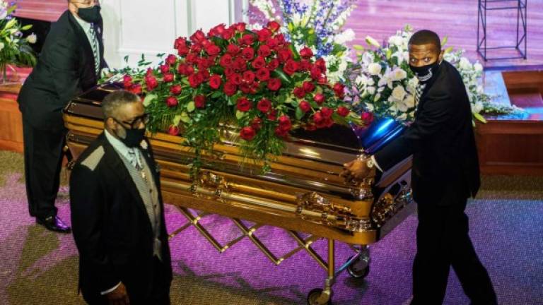 El funeral de Floyd se llevó a cabo este jueves en Minneapolis, ciudad donde murió la semana pasada tras un violento arresto./AFP.