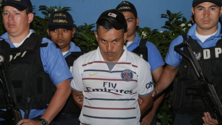 Reynaldo Castillo Hernández de 37 años fue detenido en una operación en el departamento de Cortés.
