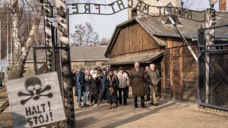 Sobrevivientes del holocausto piden que no se repita el odio contra los judíos que llevó a un conflicto mundial./AFP.