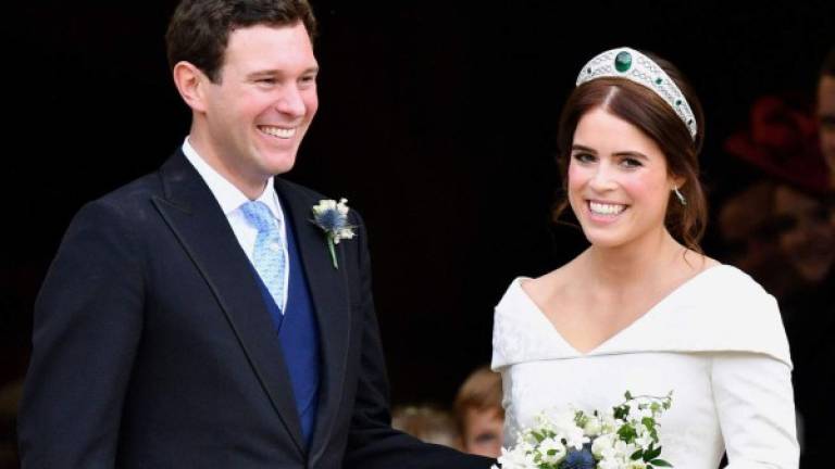 La Princesa Eugenia se casó en 2018 con Jack Brooksbank en una ceremonia religiosa celebrada en la Capilla de San Jorge del Castillo de Windsor, Inglaterra.