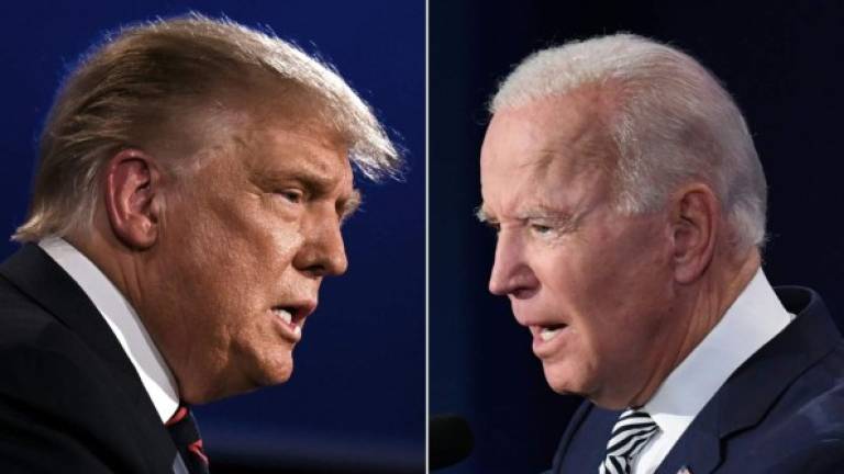 Trump y Biden se enfrentaron en el primero de los tres debates electorales programados para convencer a los votantes estadounidenses antes de las elecciones del próximo 3 de noviembre./AFP.
