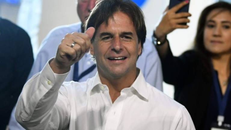 Lacalle Pou ganó unas ajustadas elecciones generales en Uruguay./AFP.