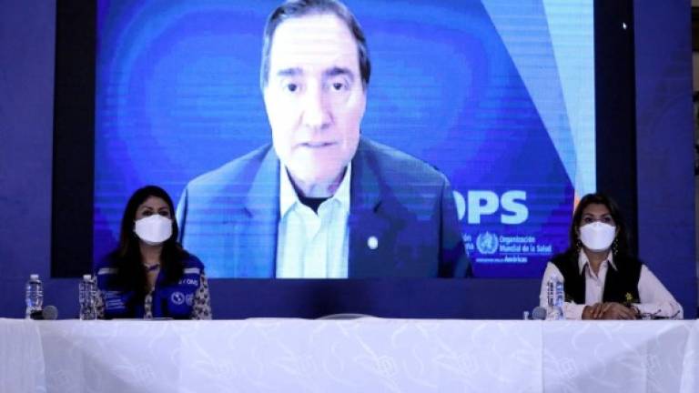 Jarbas Barbosa Da Silva, subdirector de la Organización Panamericana de la Salud (OPS), durante la comparecencia virtual.