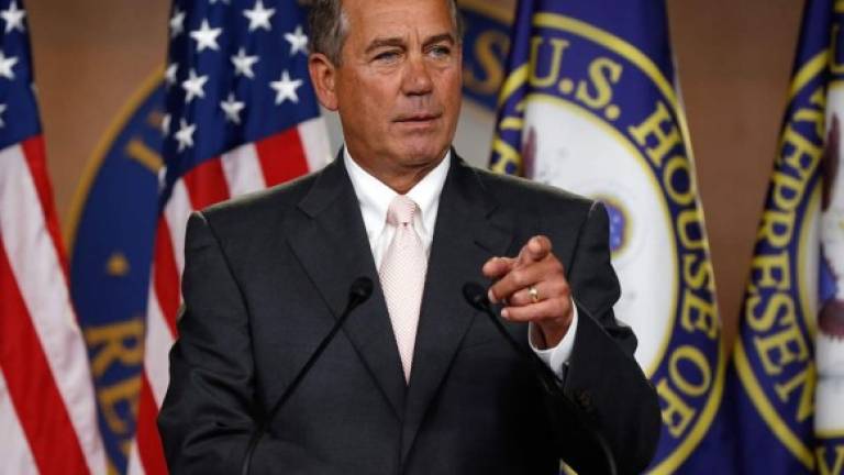 El presidente de la Cámara de Representantes de EE.UU., el republicano John Boehner, dijo hoy que su partido no dará al presidente Barack Obama un 'cheque en blanco' para afrontar la crisis migratoria en la frontera, en alusión a la petición al Congreso de 3.700 millones de dólares para el problema.AFP