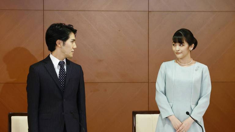 La princesa Mako dio una conferencia de prensa junto a su esposo Kei Komuro, antes de viajar a Estados Unidos donde iniciará la nueva etapa de su vida.