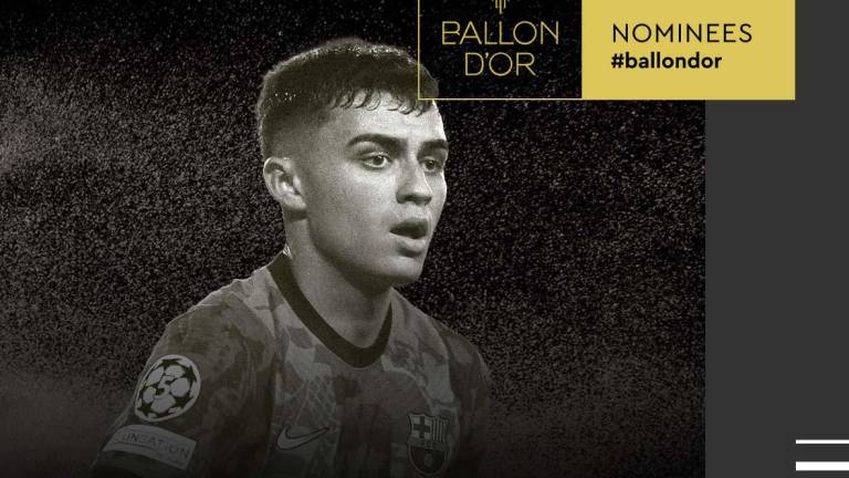 Pedri del FC Barcelona ha sido nominado al Balón de Oro 2021.