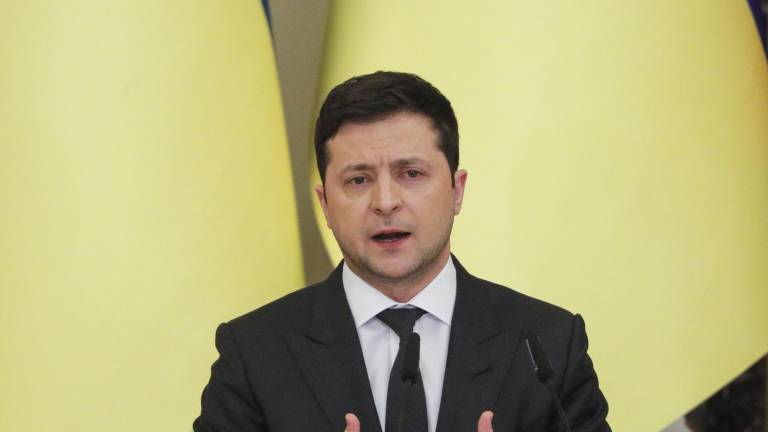 El presidente de Ucrania, Volodímir Zelenski.