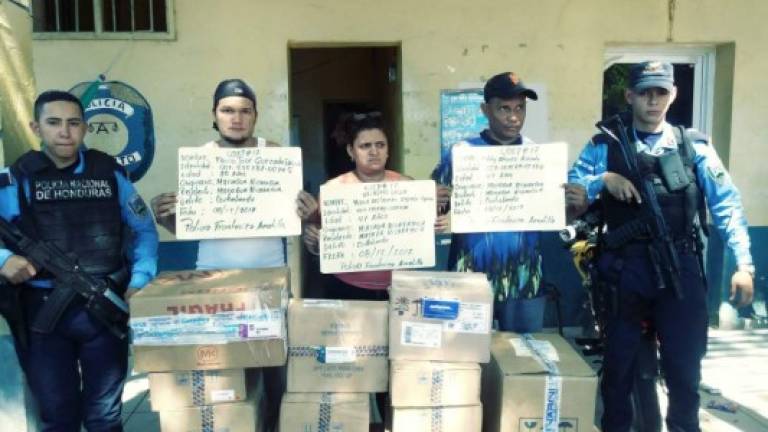 Los nicaragüenses detenidos en el sector de Pavana.