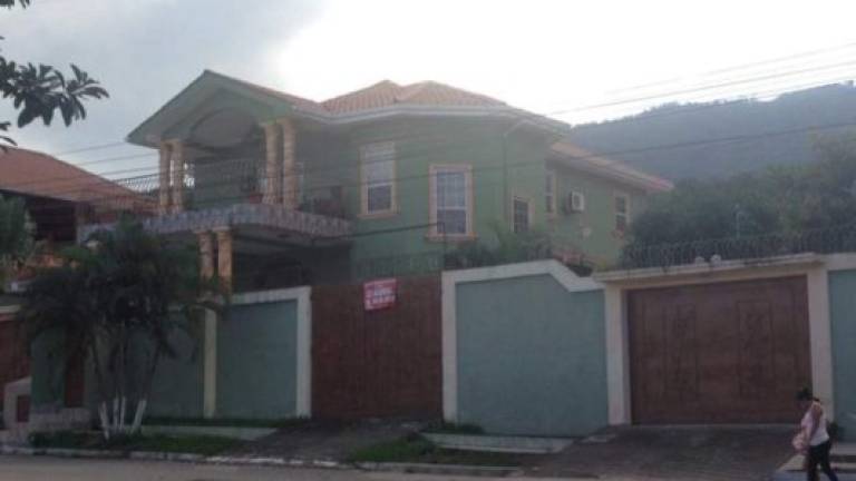 Esta es una de las tres viviendas aseguradas en la colonia Trejo de San Pedro Sula. Foto @Redinformativah