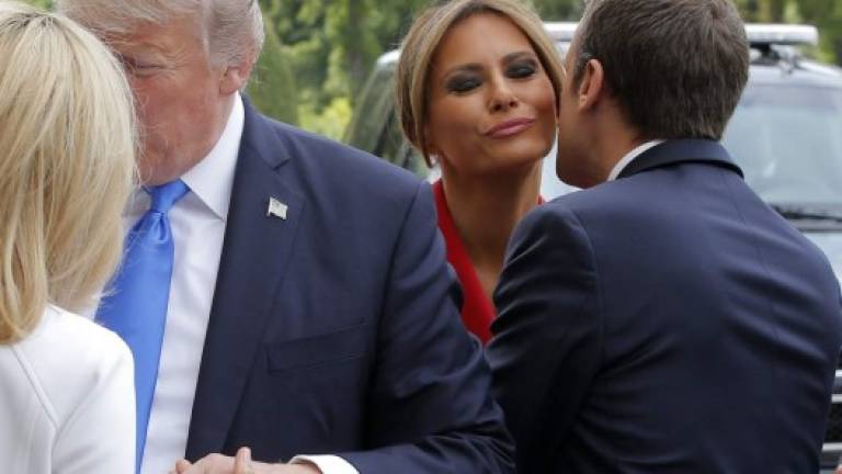 Trump y Melania realizaron una visita de Estado en París la semana pasada.