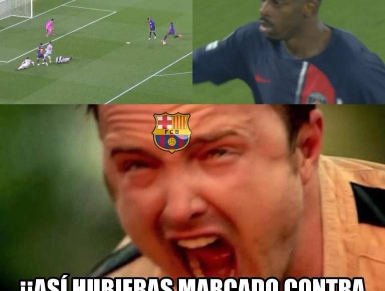 Memes destrozan a Mbappé: Burlas tras triunfo del Barcelona al PSG