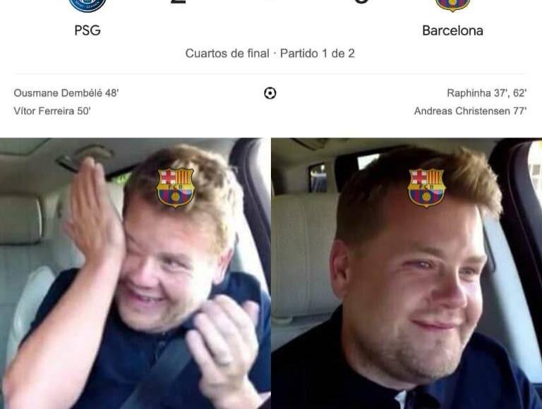 Memes destrozan a Mbappé: Burlas tras triunfo del Barcelona al PSG
