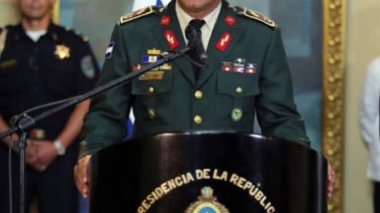El jefe del Estado Mayor Conjunto, Fredy Santiago Díaz Zelaya.
