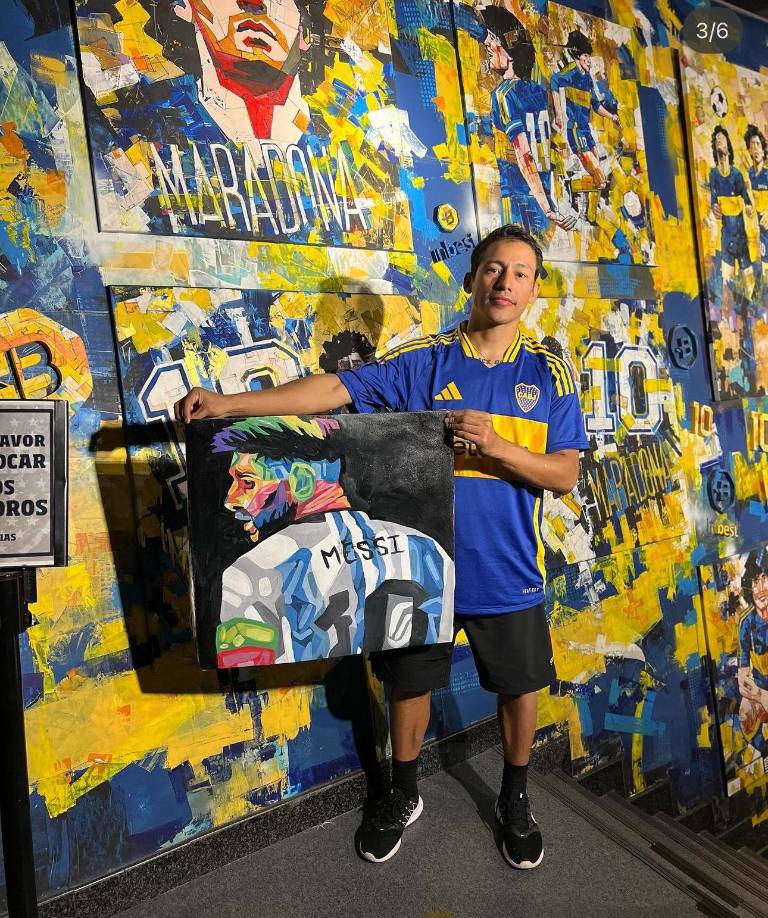 Con tan solo 30 años, este joven es abogado de profesión y un destacado artista en las artes plásticas, recientemente destacó en medios nacionales con su arte con una impresionante obra de la fauna hondureña en Dulce Nombre, Copán.