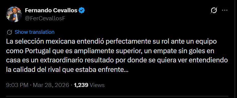 Indignación por lo que pasó en el México vs Portugal; Faitelson reacciona