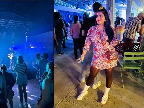 El ambiente festivo y temático del evento predominó con la asistencia de un público que vistió con esa moda clásica característica de esa década.