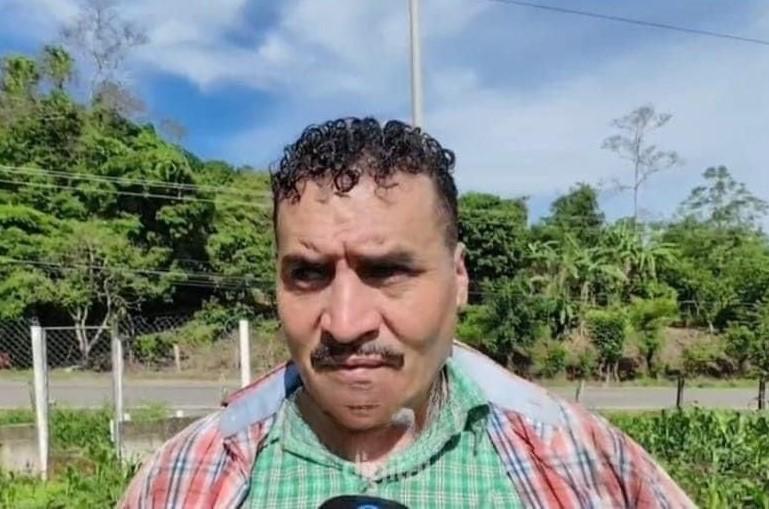 Fotografía en vida de Fredy Quintanilla, hondureño asesinado en El Níspero, Cucuyagua, Copán.
