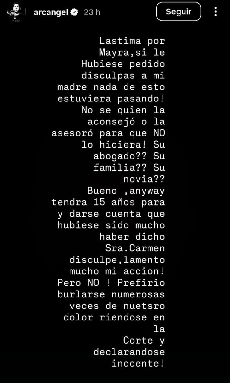Arcángel reacciona al veredicto contra Mayra Nevárez por muerte de su hermano