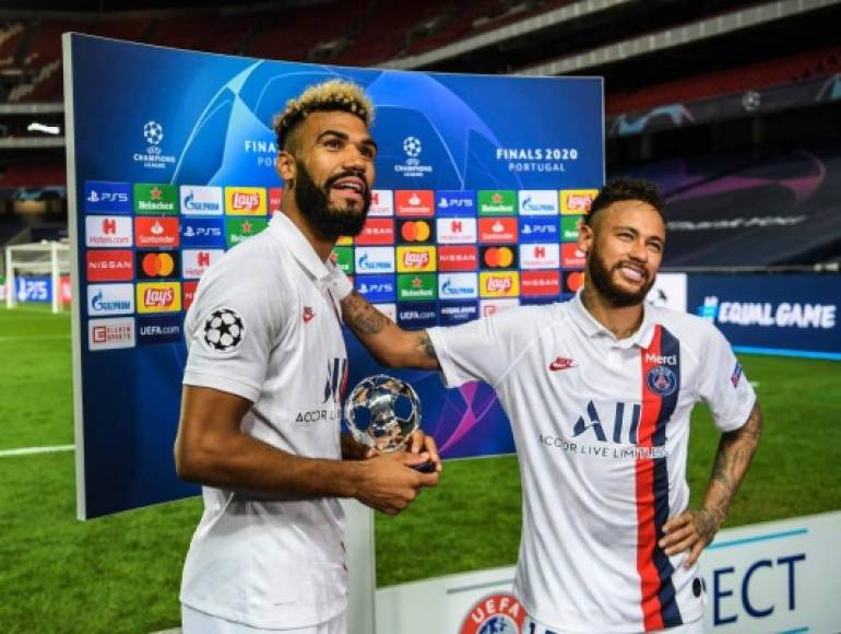 Neymar tuvo un buen gesto y compartió el premio MVP con Eric Maxim Choupo-Moting, anotador del gol del triunfo parisino.
