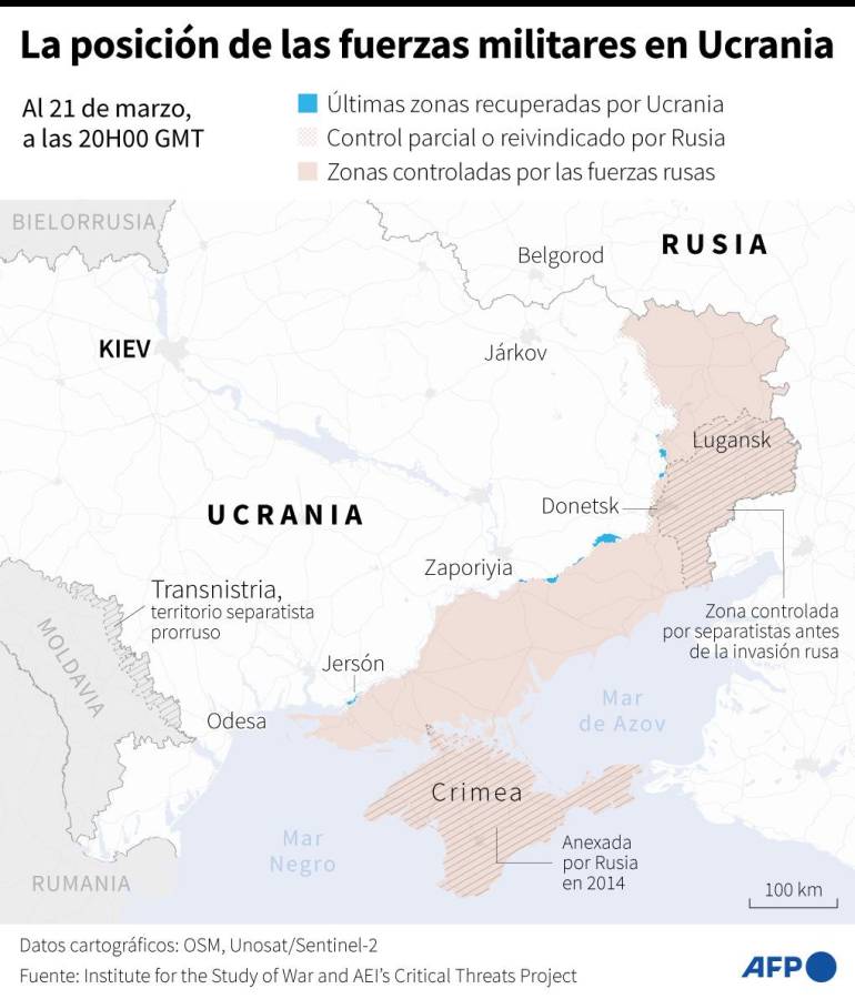 Rusia bombardea Ucrania y admite “estado de guerra”