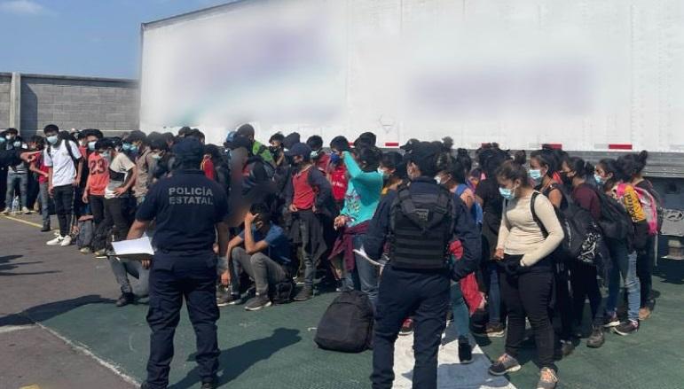 Detienen a 164 migrantes sin papeles en sur de México