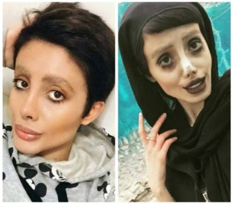 Aunque se informó que Sahar Tabar se había sometido a 50 cirugías cosméticas para lucir así, la joven dijo al Sputnik News de Rusia que las imágenes fueron el resultado de 'Photoshop y maquillaje'.