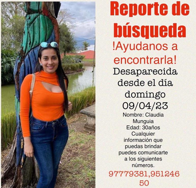 Hondureña desapareció tras terminar con novio de Estados Unidos