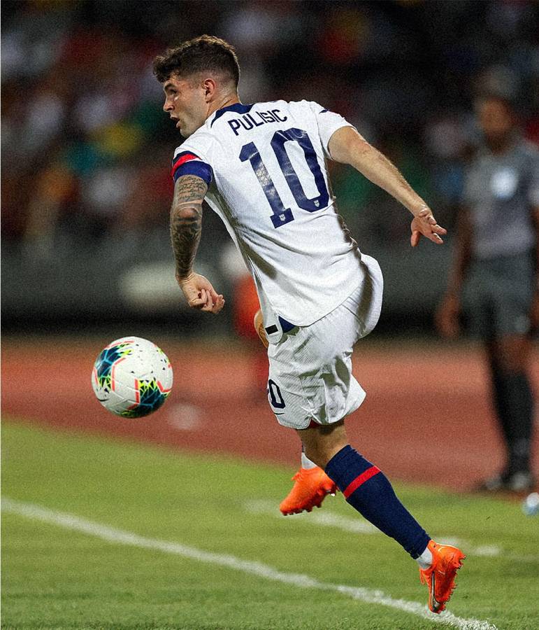 Christian Pulisic fue el capitán de Estados Unidos en Granada.