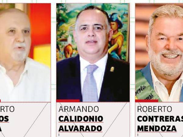 Roberto Contreras, Armando Calidonio y Roberto Contreras han sido reelectos.