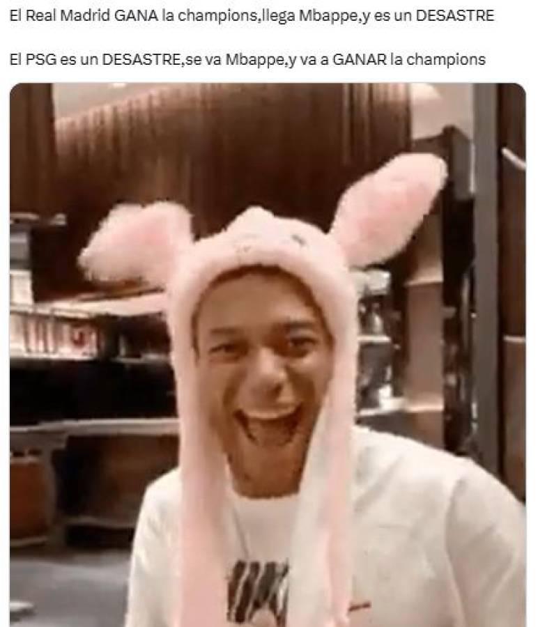 Memes humillan a Mbappé: burlas tras pase del PSG a la gran final de Champions