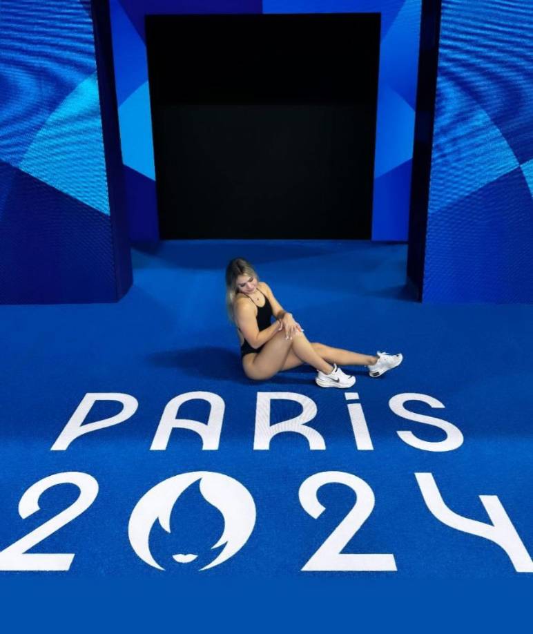 Así promociona su presencia en los Juegos Olímpicos de París 2024.