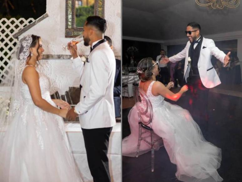  ¡Qué vivan los novios! El futbolista de la UPNFM se casó el pasado mes y este viernes compartió las fotografías de su boda.