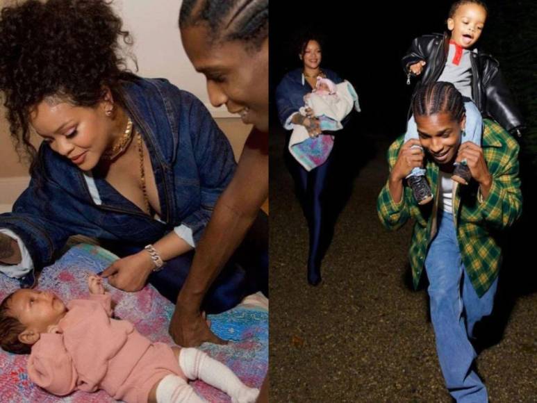 Rihanna dejó a todos sus seguidores encantados al compartir una serie de fotografías de sus dos hijos. 