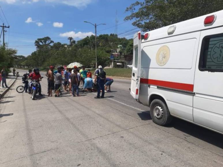 En el municipio de Choloma, Cortés, zona norte de Honduras, también ocurrió otro accidente.