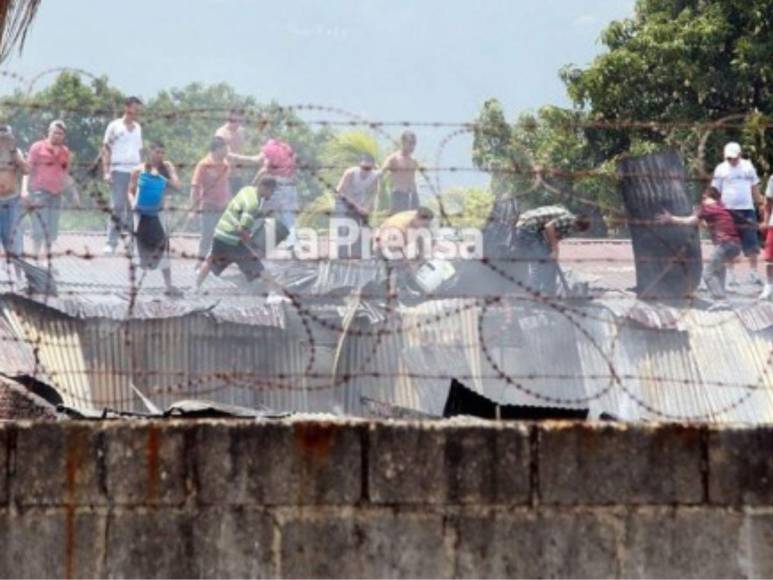 Una de las cárceles que más problemas presentó en el pasado fue la desaparecida de San Pedro Sula.