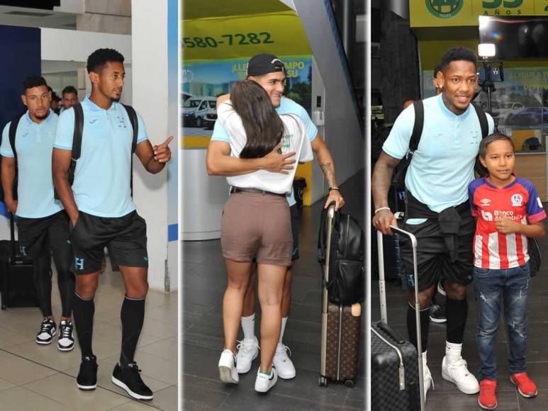 Así fue el regreso de la Selección de Honduras a Tegucigalpa para empezar a preparar el segundo partido contra Cuba en la Nations League. Sorprendieron a Luis Palma en el aeropuerto.