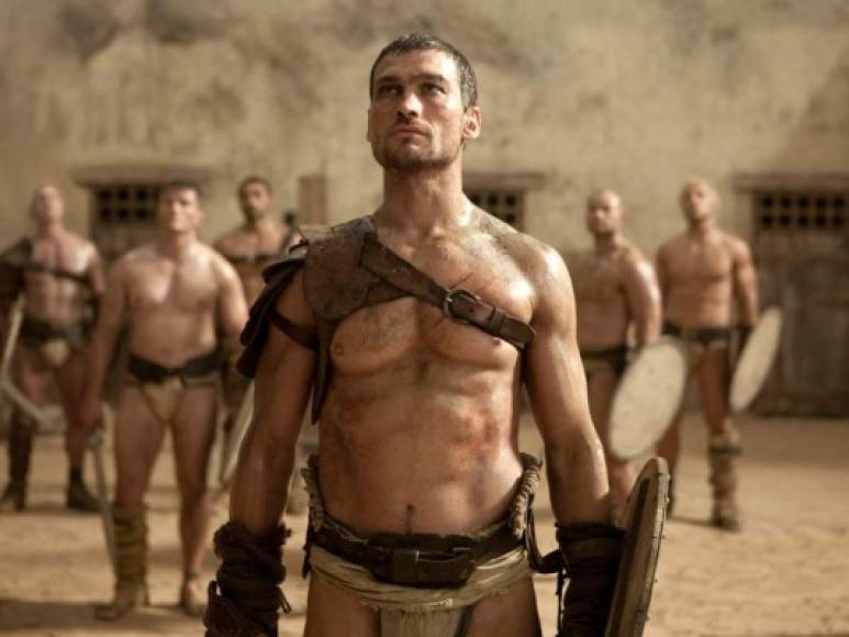 FILE - In this undated file TV publicity image released by Starz, Andy Whitfield portrays Spartacus in the Starz series Spartacus: Blood and Sand. Whitfield died of non-Hodgkins Lymphoma in Australia Sunday, Sept. 11, 2011. (AP Photo/Starz Entertainment. LLC, File)