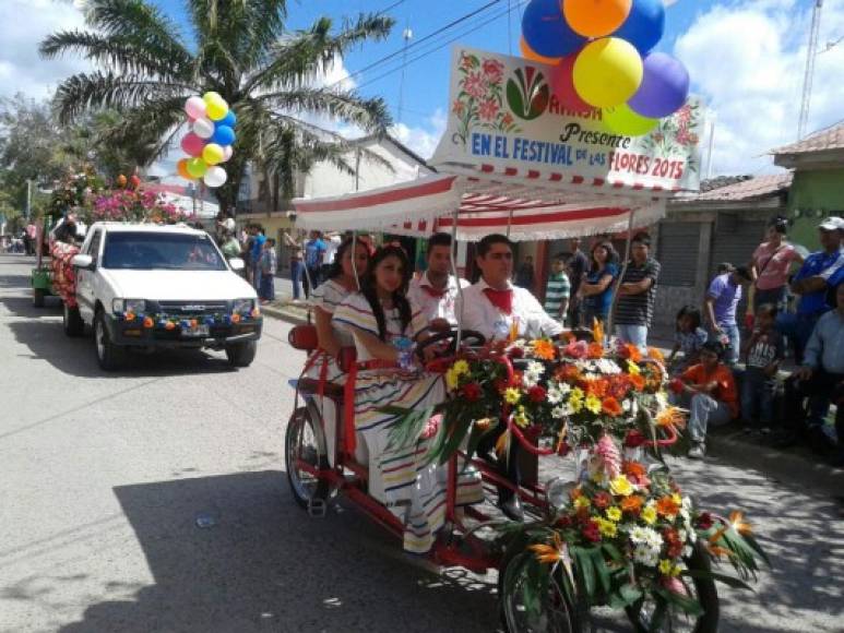 Los pobladores de Siguatepeque disfrutan cada año del Festival de las Flores.