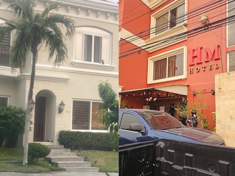 Lujosas casas y un hotel fueron allanados el lunes por agentes de la Dirección de Lucha contra el Narcotráfico (DLCN) del Ministerio Público. 