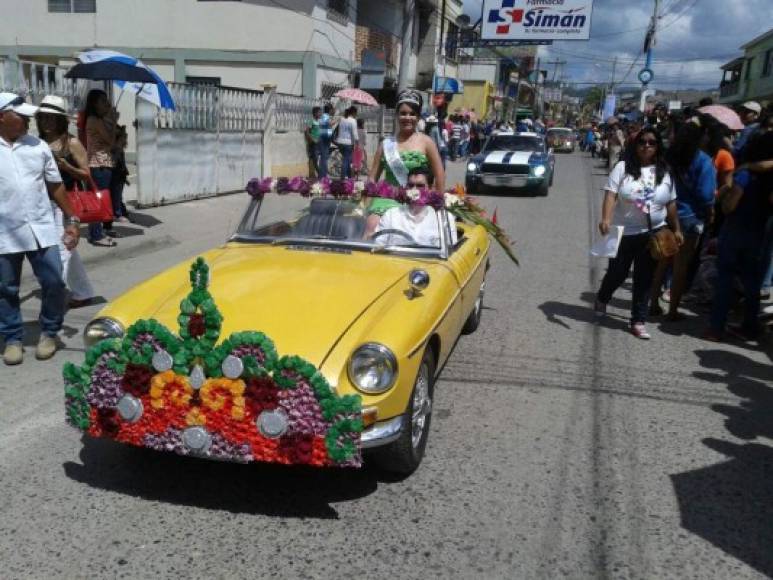 Los pobladores de Siguatepeque disfrutan cada año del Festival de las Flores.