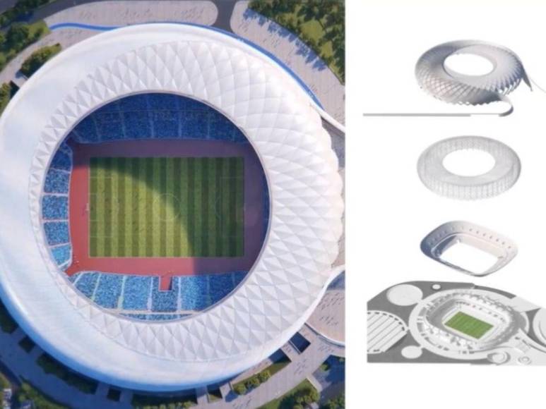 El diseño del estadio toma en cuenta los vientos de El Salvador y los movimientos telúricos del país centroamericano.