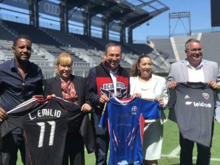 Luciano Emilio (primero de izquierda a derecha), jugó en el Olimpia y DC United por lo que será un invitado de lujo para el encuentro que se realizará este miércoles 19 de septiembre.