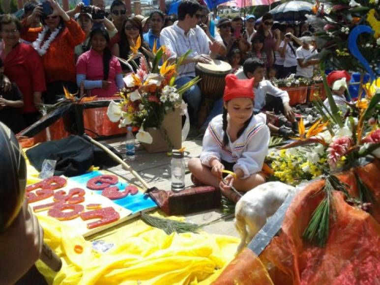 Los pobladores de Siguatepeque disfrutan cada año del Festival de las Flores.