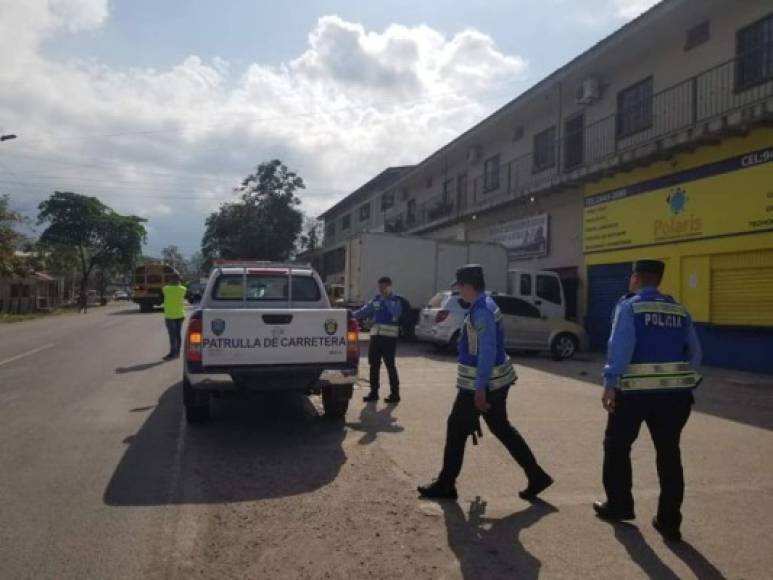 Operativos, desalojos y detenidos en Honduras durante toque de queda por coronavirus
