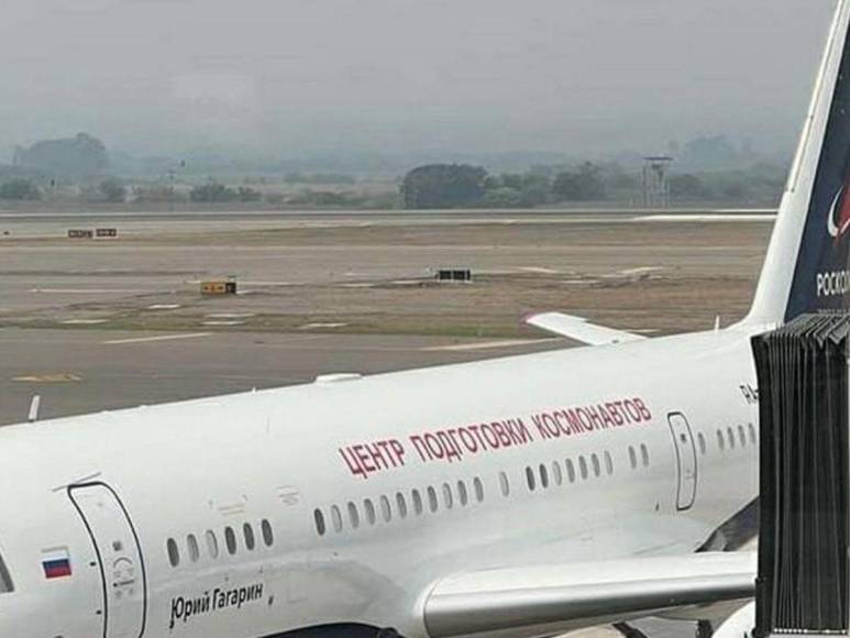 Este es el avión ruso que aterrizó el 1 de mayo en el aeropuerto de Palmerola en Comayagua.